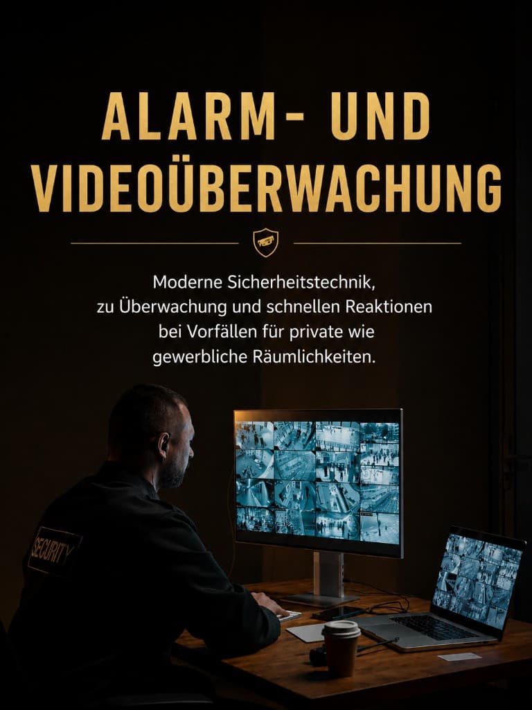 Leistung: Alarm- und Videoüberwachung